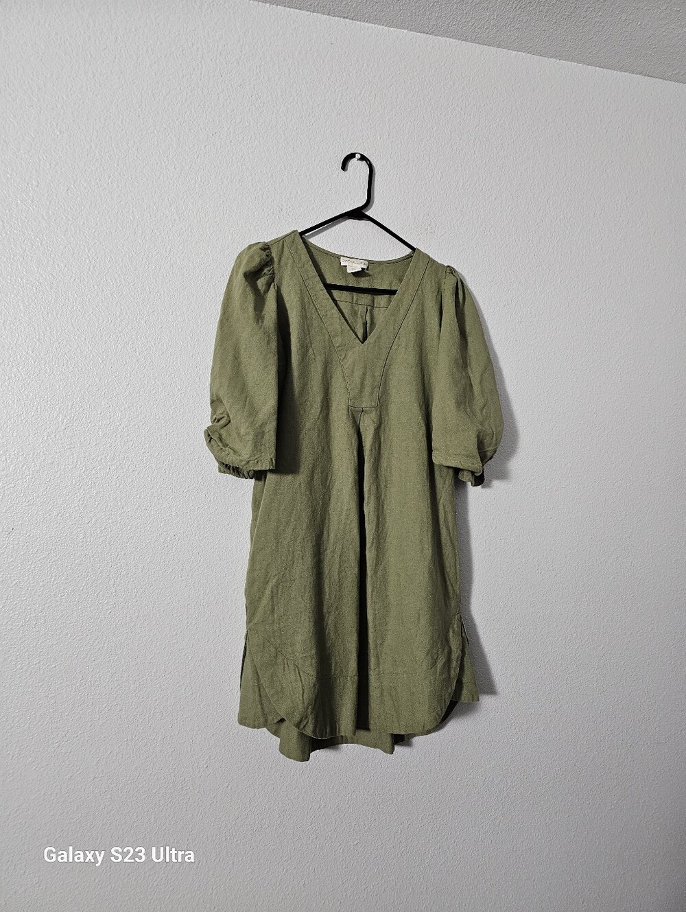 Cynthia Rowley Olive Green Midi Dress Sz S
